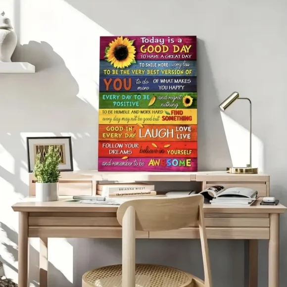 Wall Art Teen Gift Idea Inspiration Colorful Boho Art Style Decor Gifts For Her - Picture 4 of 8